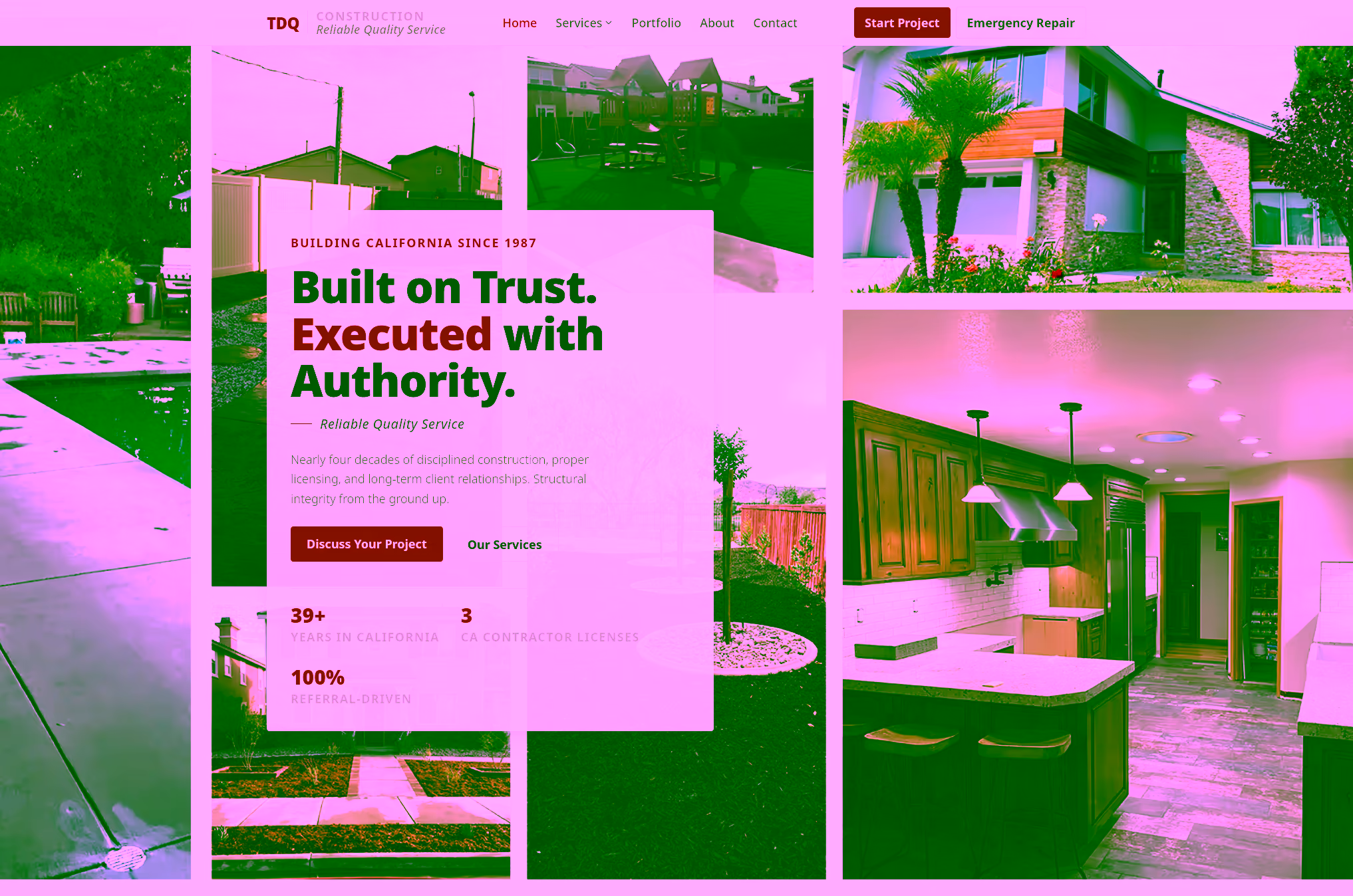 TDQ Construction project preview
